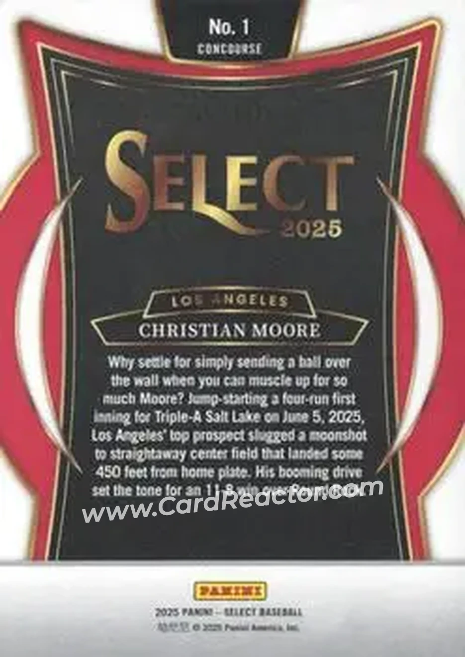 Back of Christian Moore