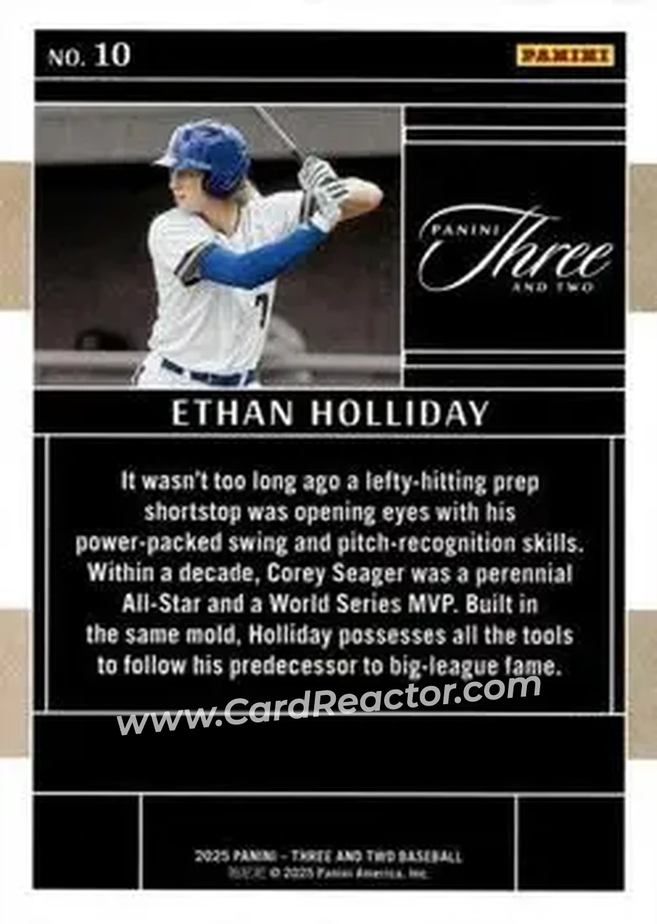 Back of Ethan Holliday