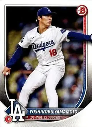2025 Bowman #18 Yoshinobu Yamamoto
