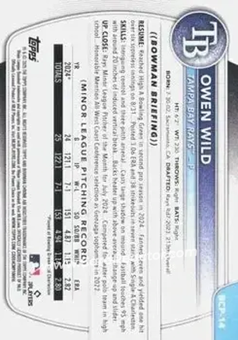 Back of Owen Wild