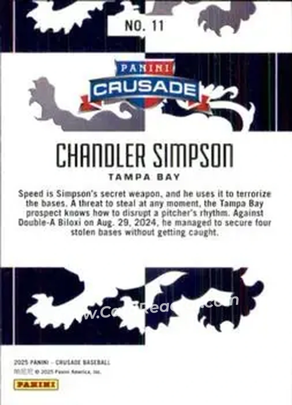 Back of Chandler Simpson