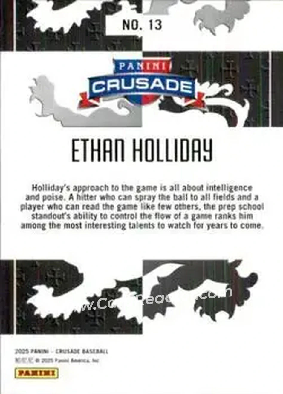 Back of Ethan Holliday