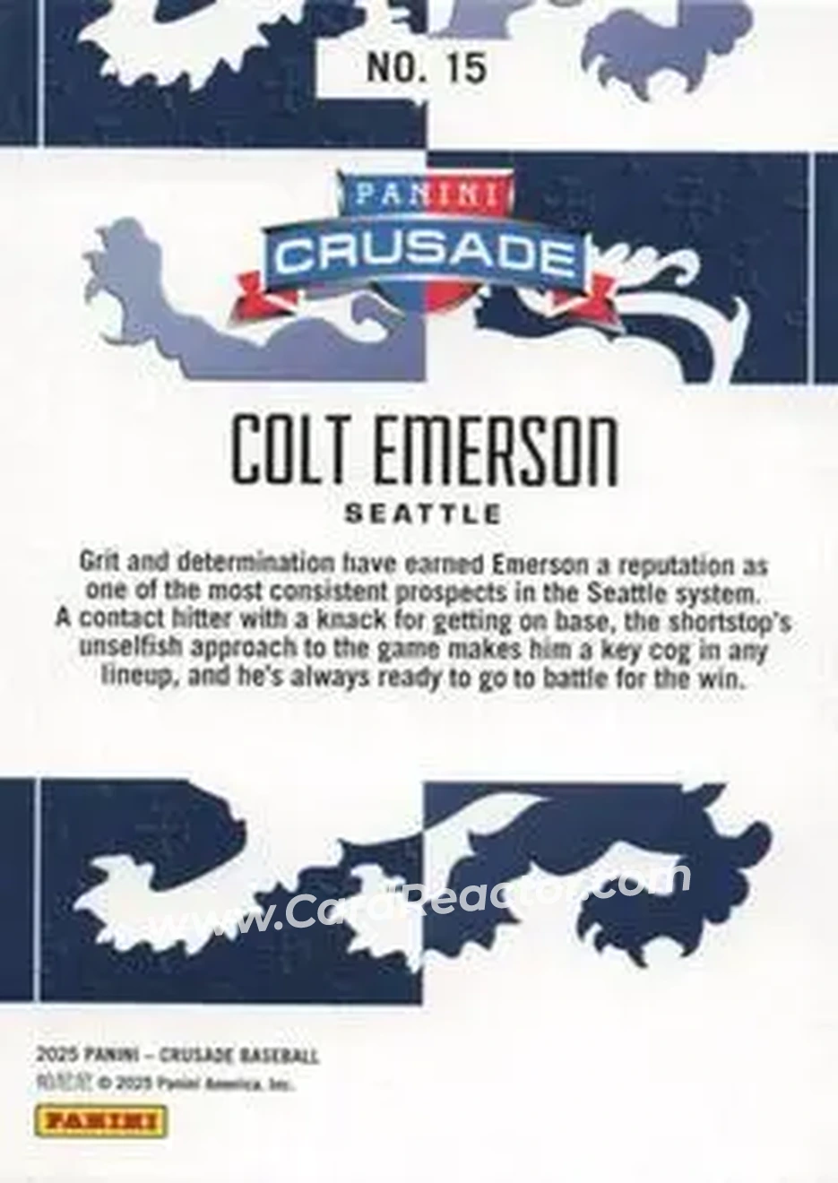 Back of Colt Emerson