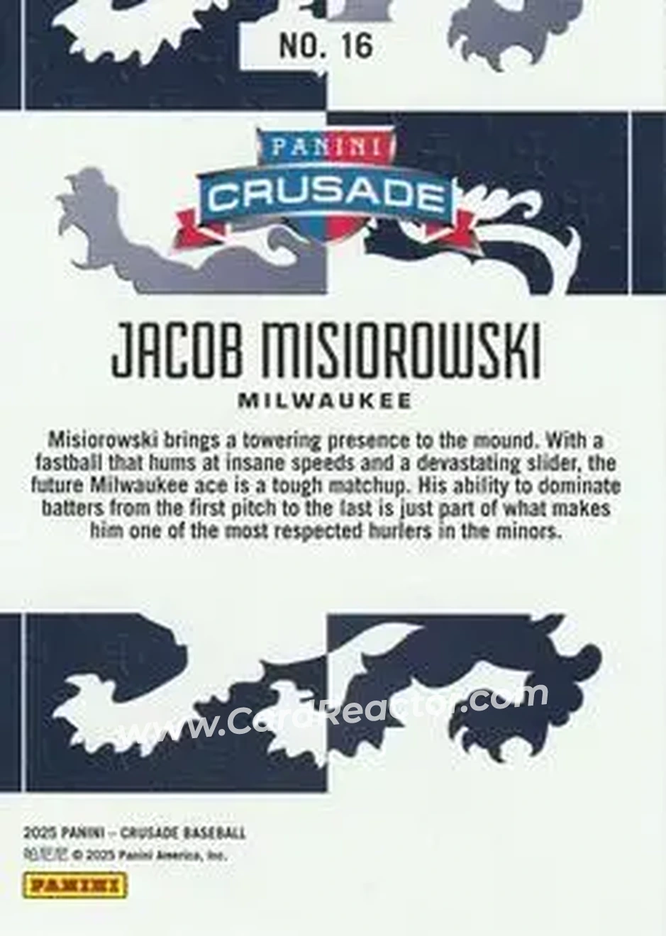 Back of Jacob Misiorowski