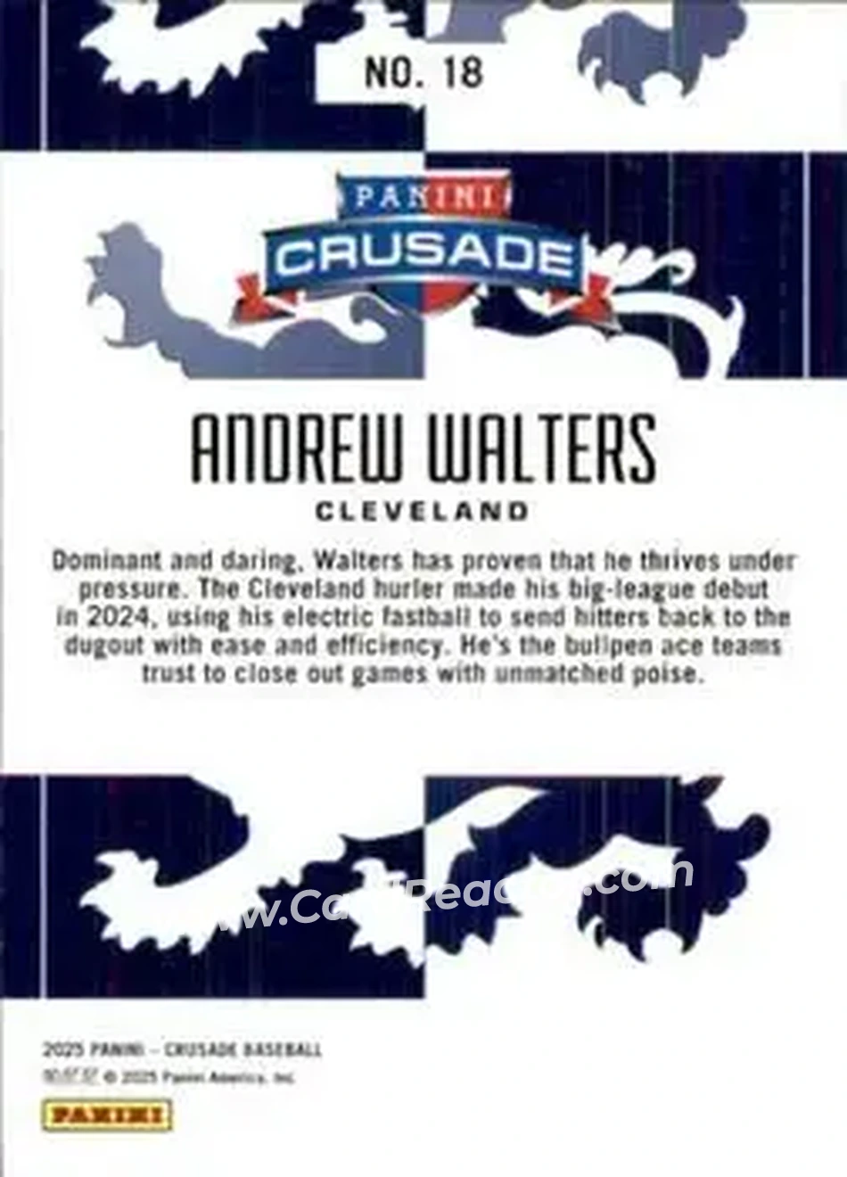 Back of Andrew Walters