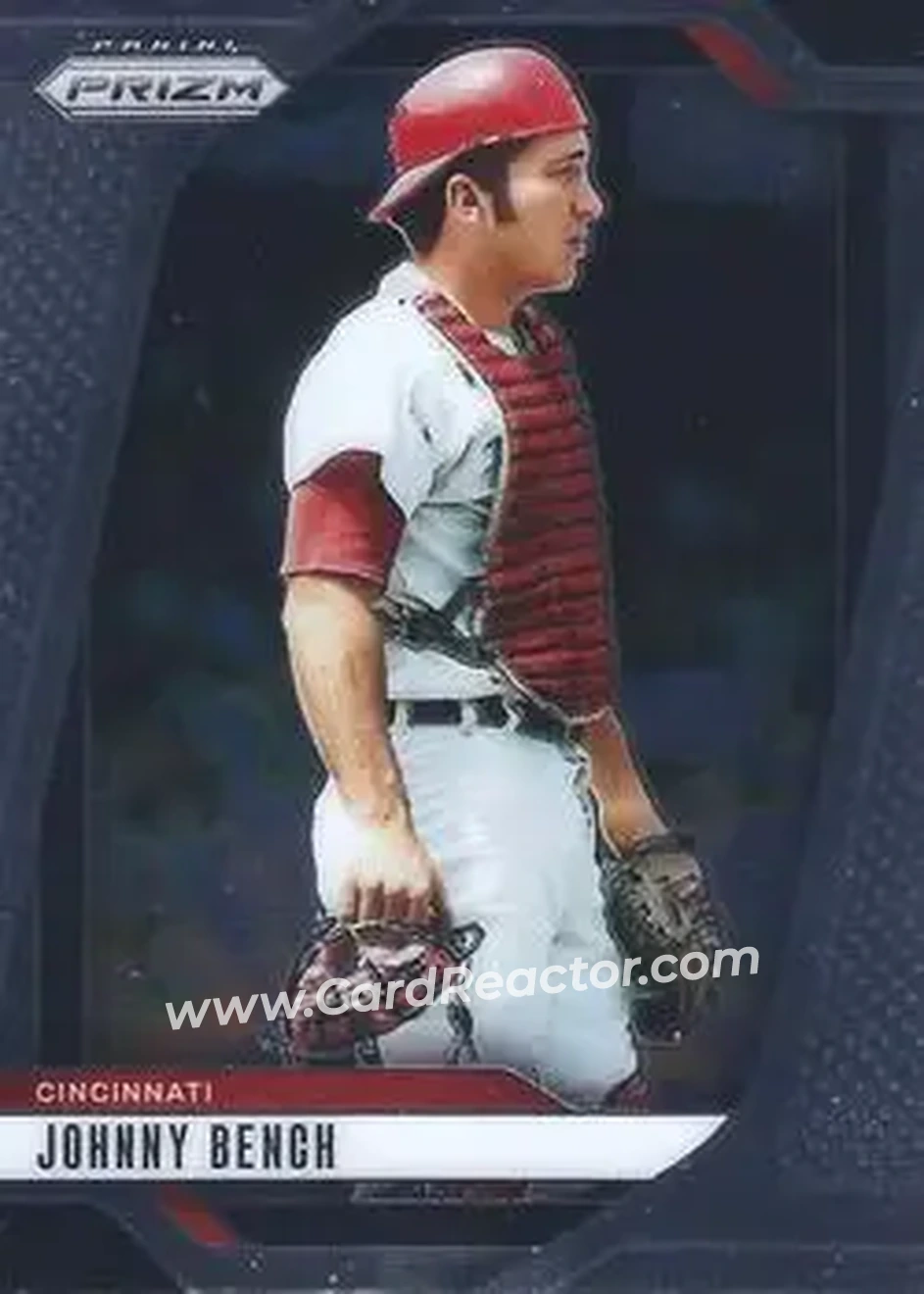 Front of Johnny Bench