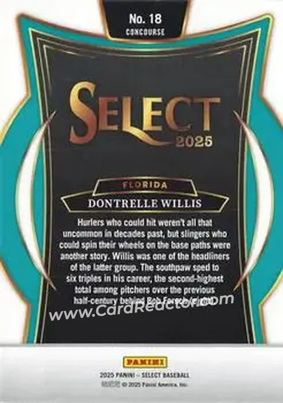 Back of Dontrelle Willis