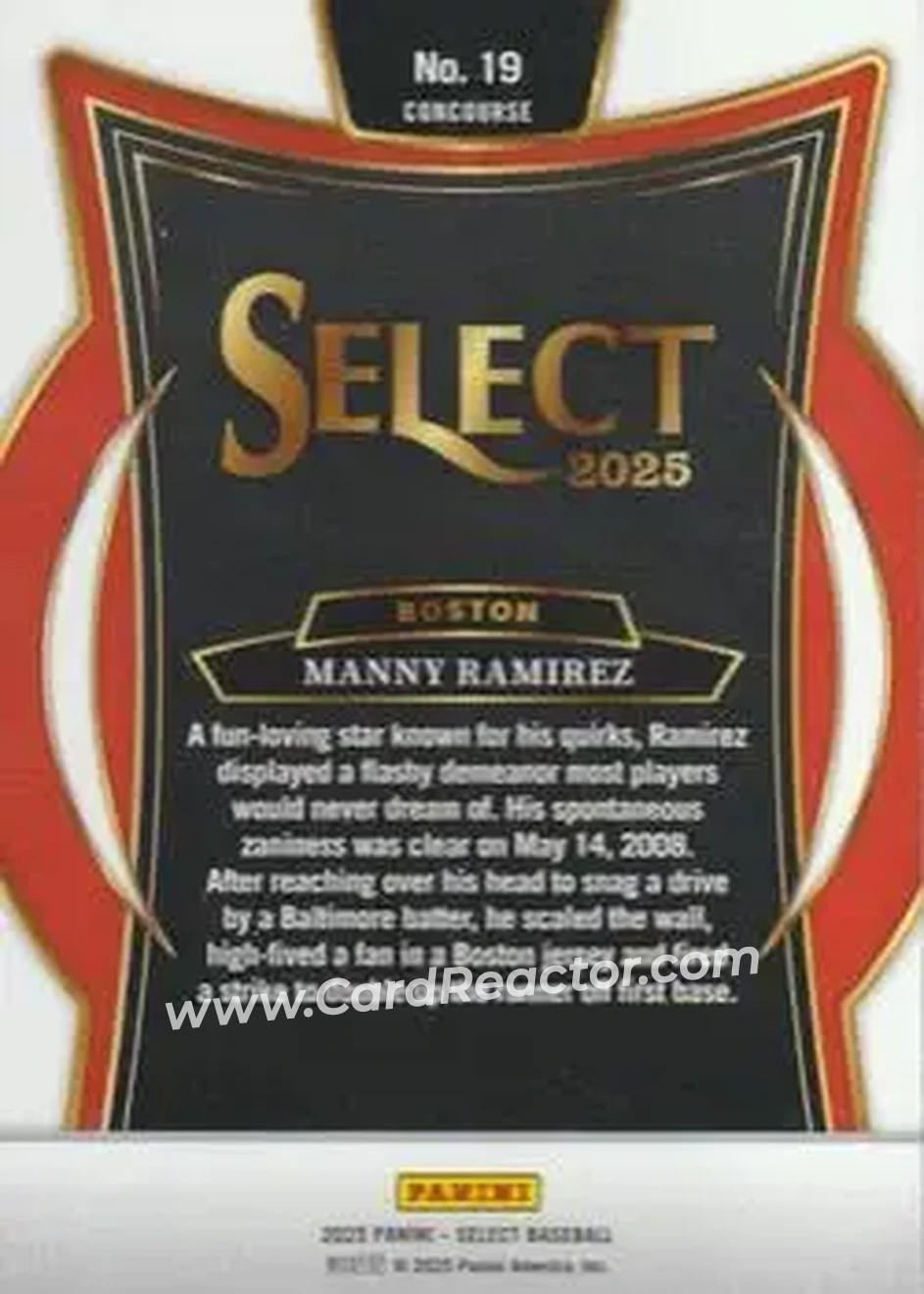 Back of Manny Ramirez
