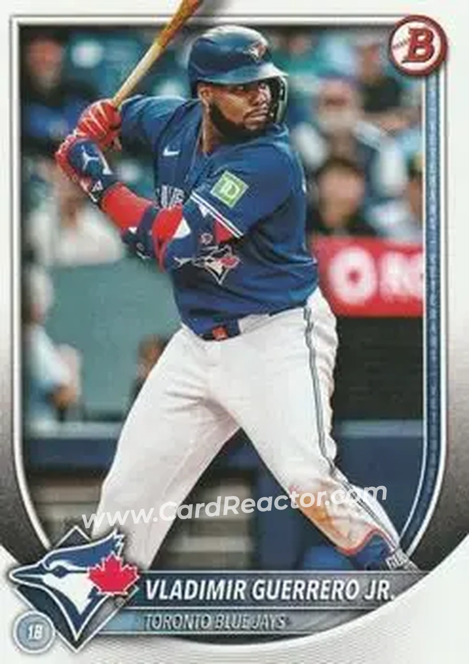 Front of Vladimir Guerrero Jr.