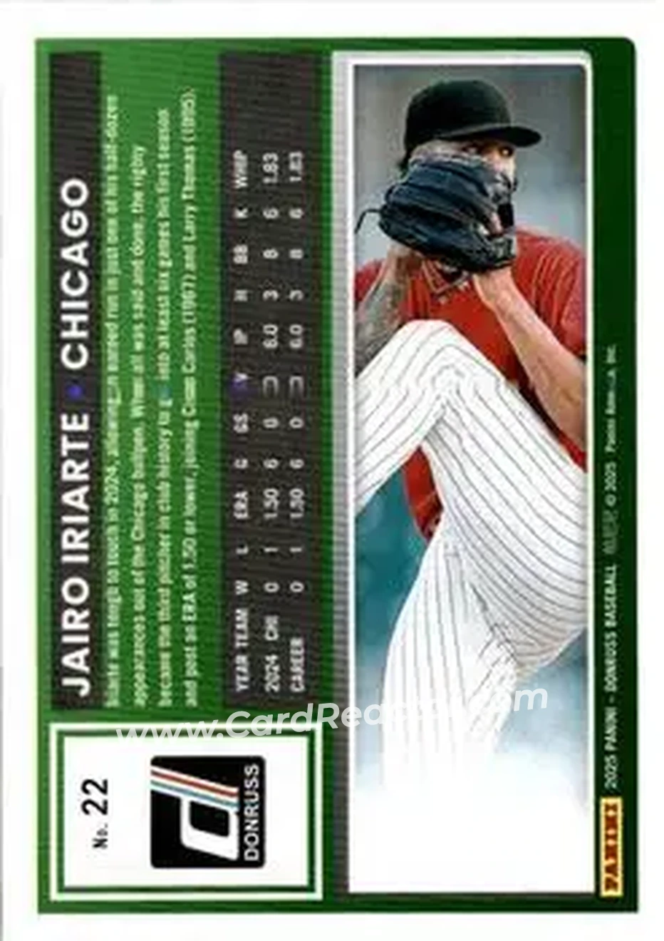 Back of Jairo Iriarte