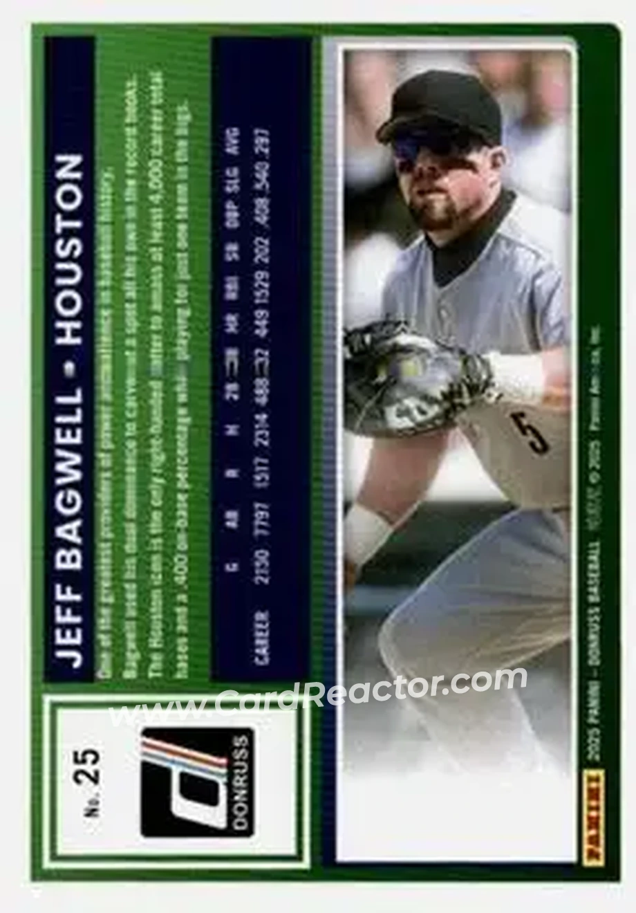Back of Jeff Bagwell