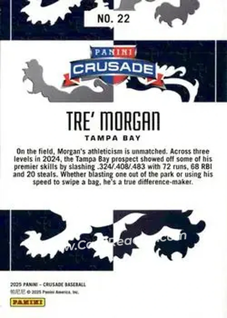 Back of Tre' Morgan
