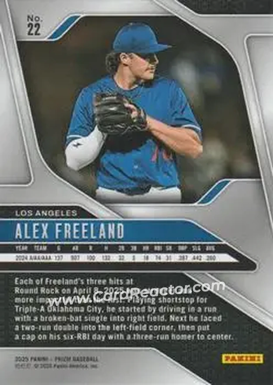 Back of Alex Freeland