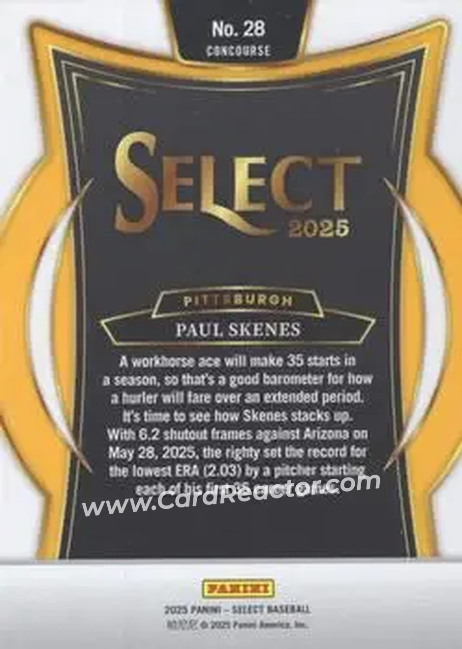 Back of Paul Skenes