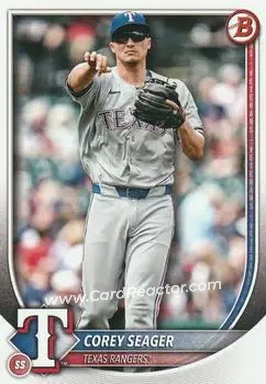 Front of Corey Seager