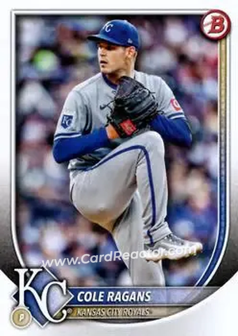 Front of Cole Ragans