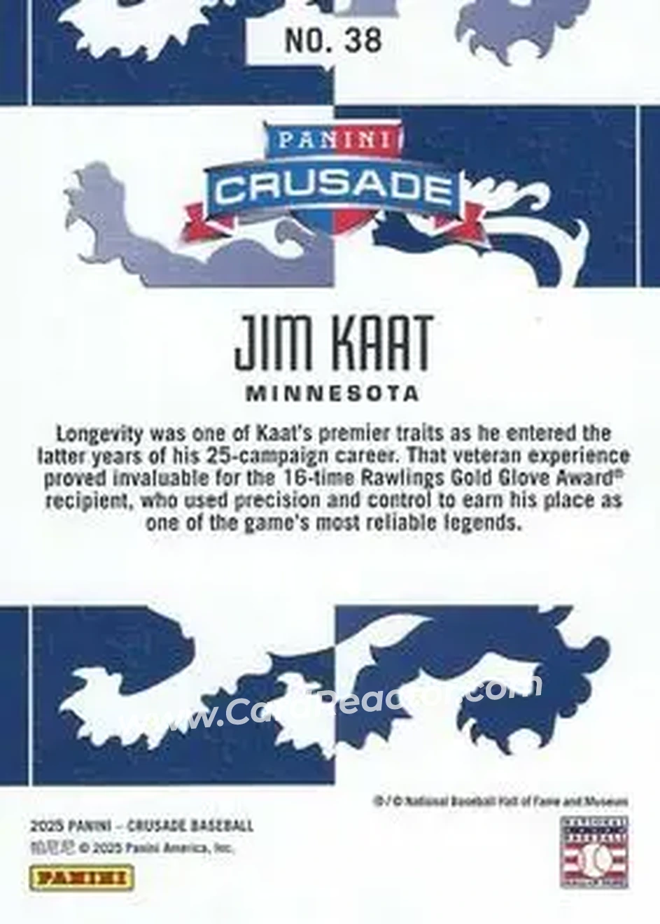 Back of Jim Kaat