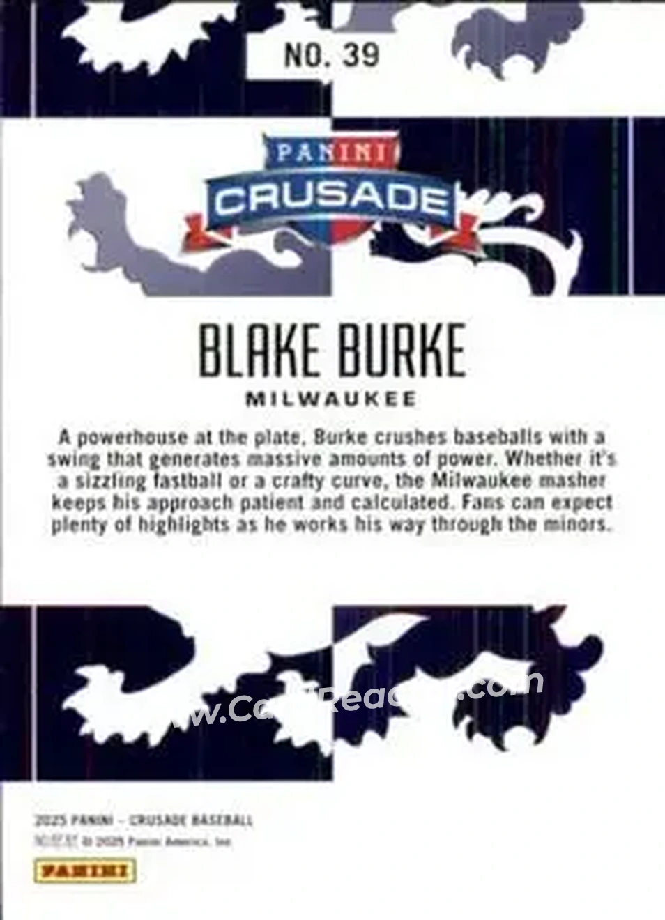 Back of Blake Burke