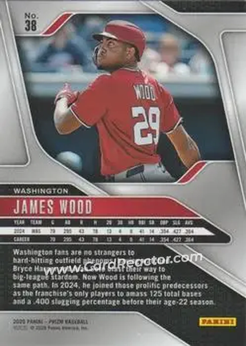 Back of James Wood