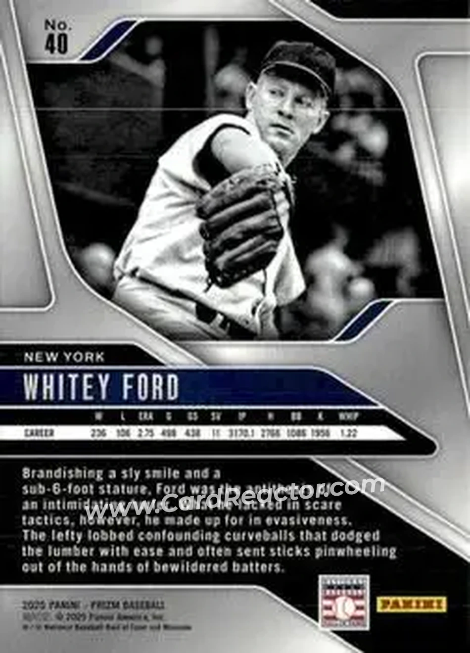 Back of Ed "Whitey" Ford