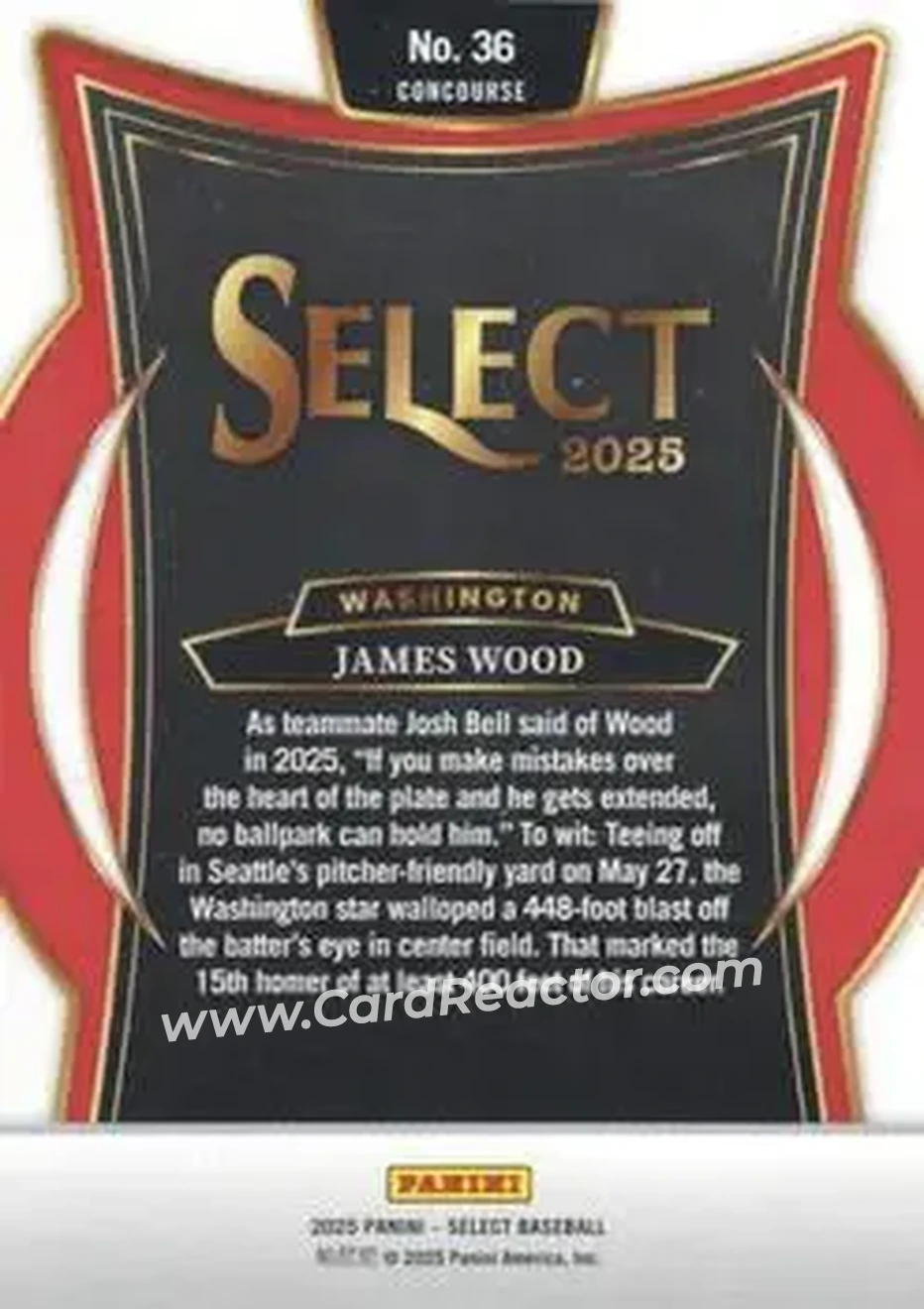 Back of James Wood