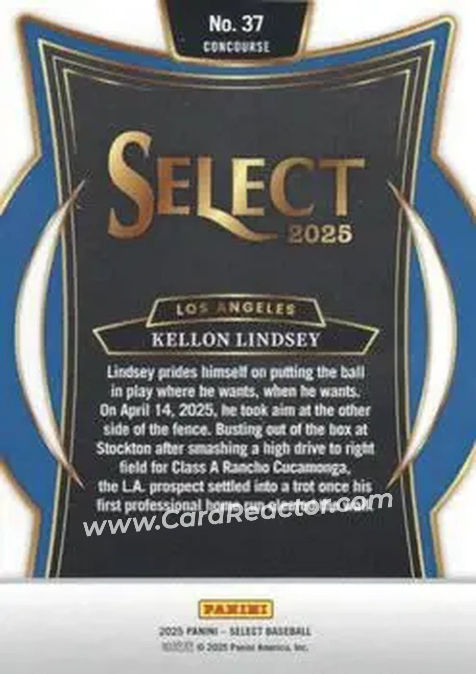 Back of Kellon Lindsey
