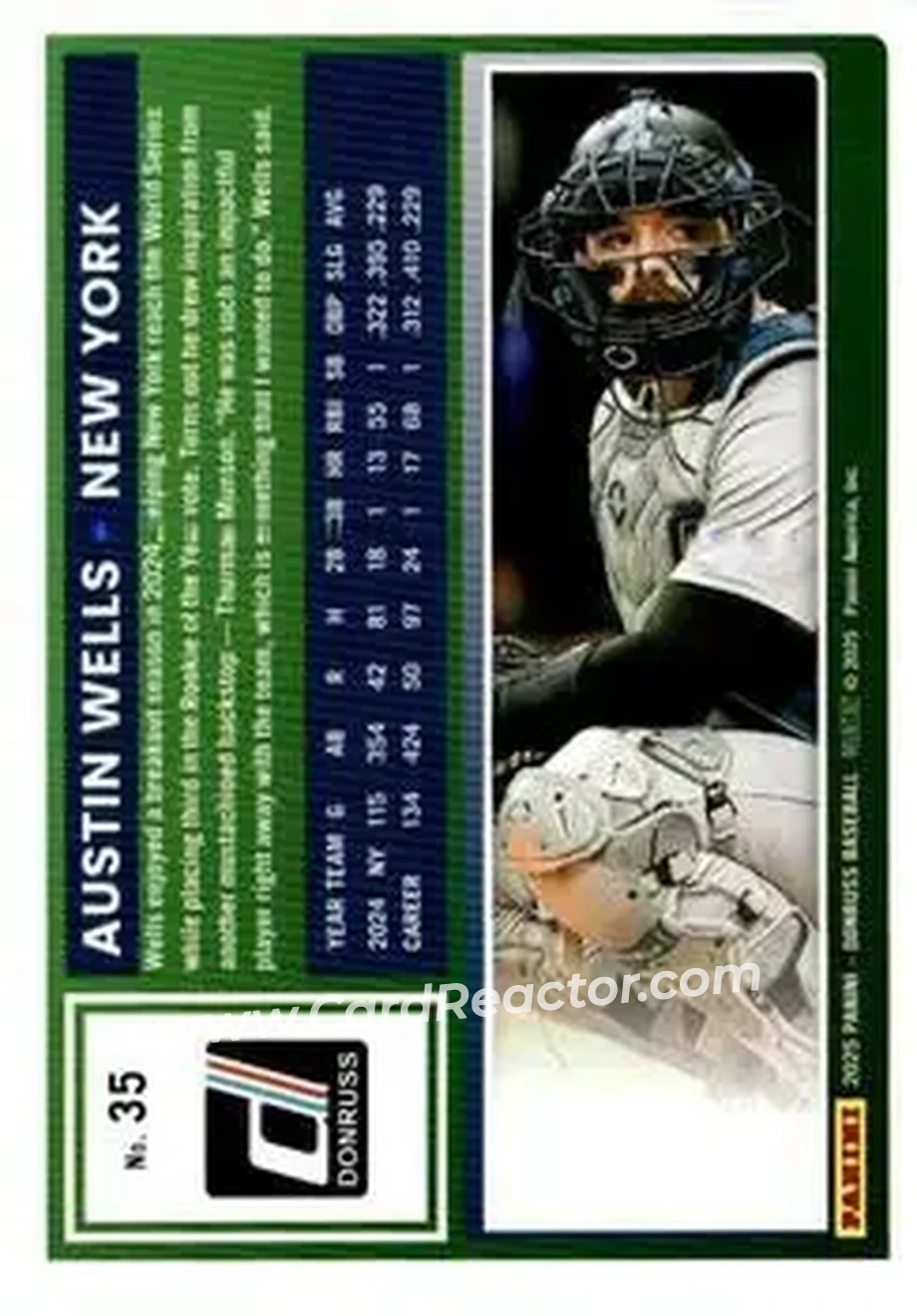 Back of Austin Wells