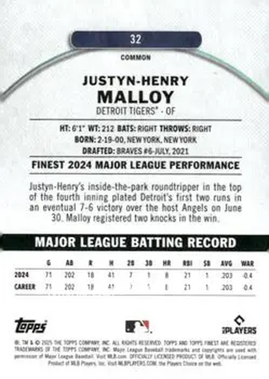 Back of Justyn-Henry Malloy