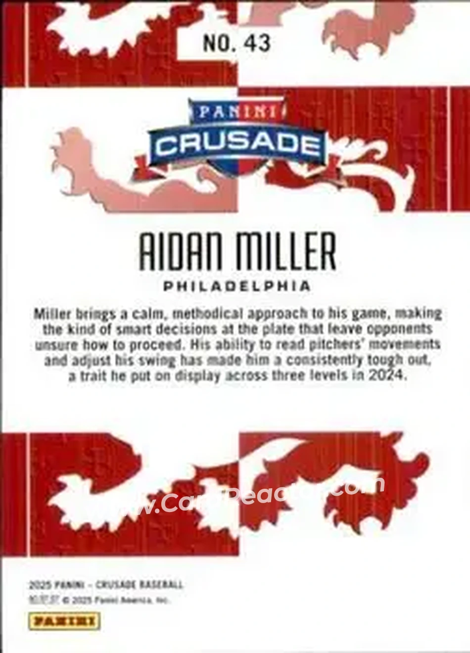 Back of Aidan Miller