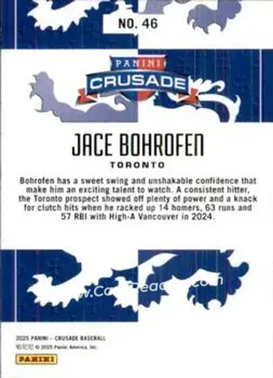 Back of Jace Bohrofen