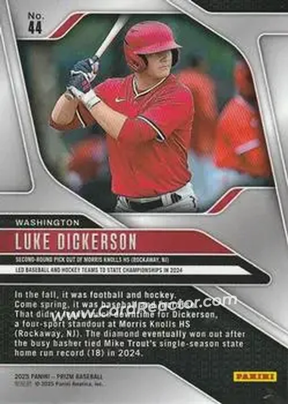Back of Luke Dickerson