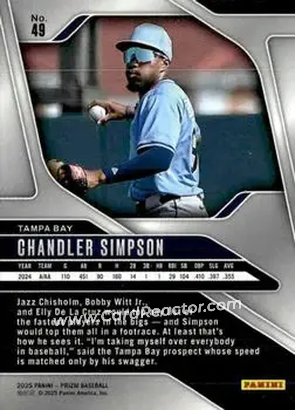 Back of Chandler Simpson