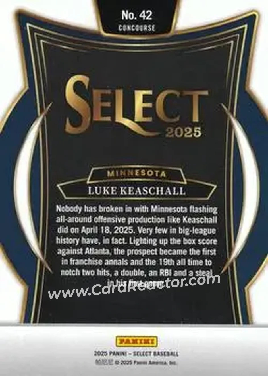 Back of Luke Keaschall