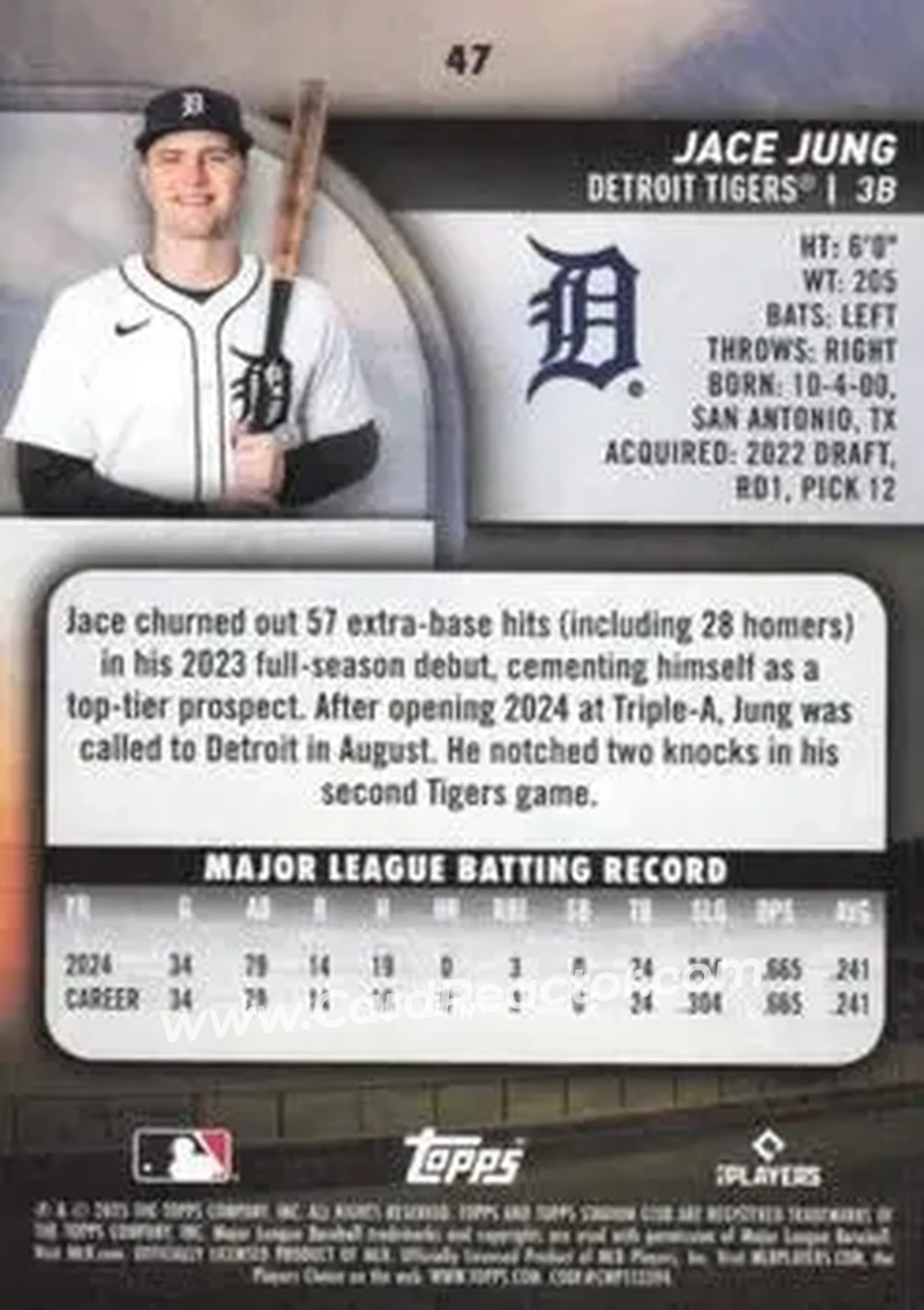 Back of Jace Jung