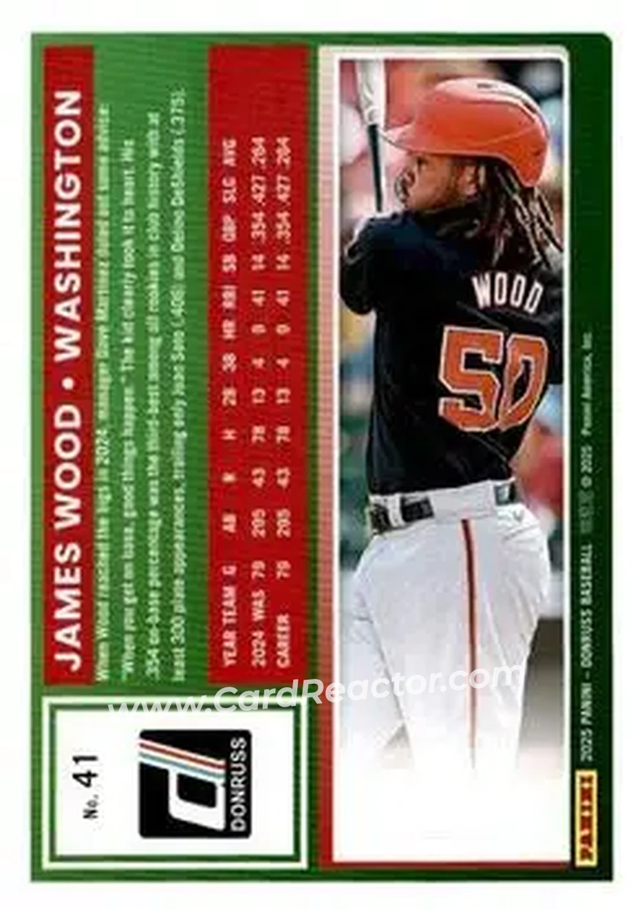 Back of James Wood