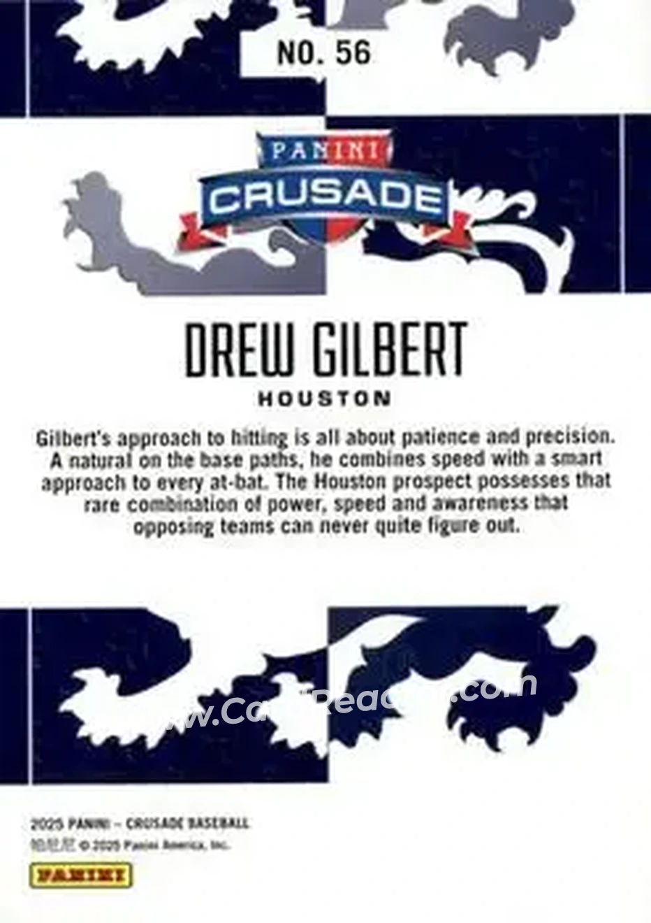 Back of Drew Gilbert