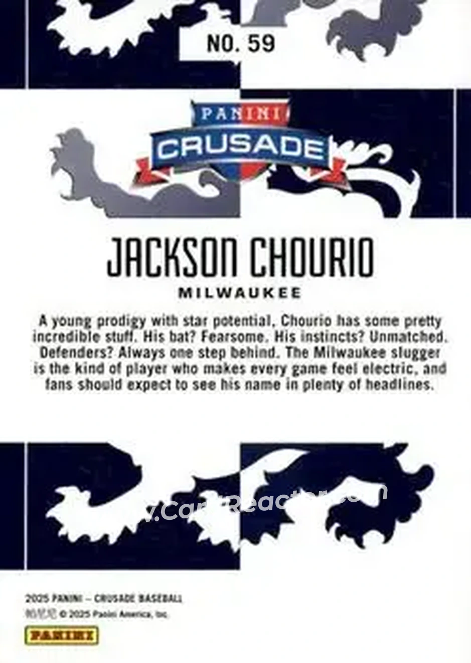 Back of Jackson Chourio