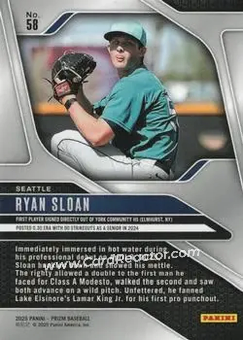 Back of Ryan Sloan