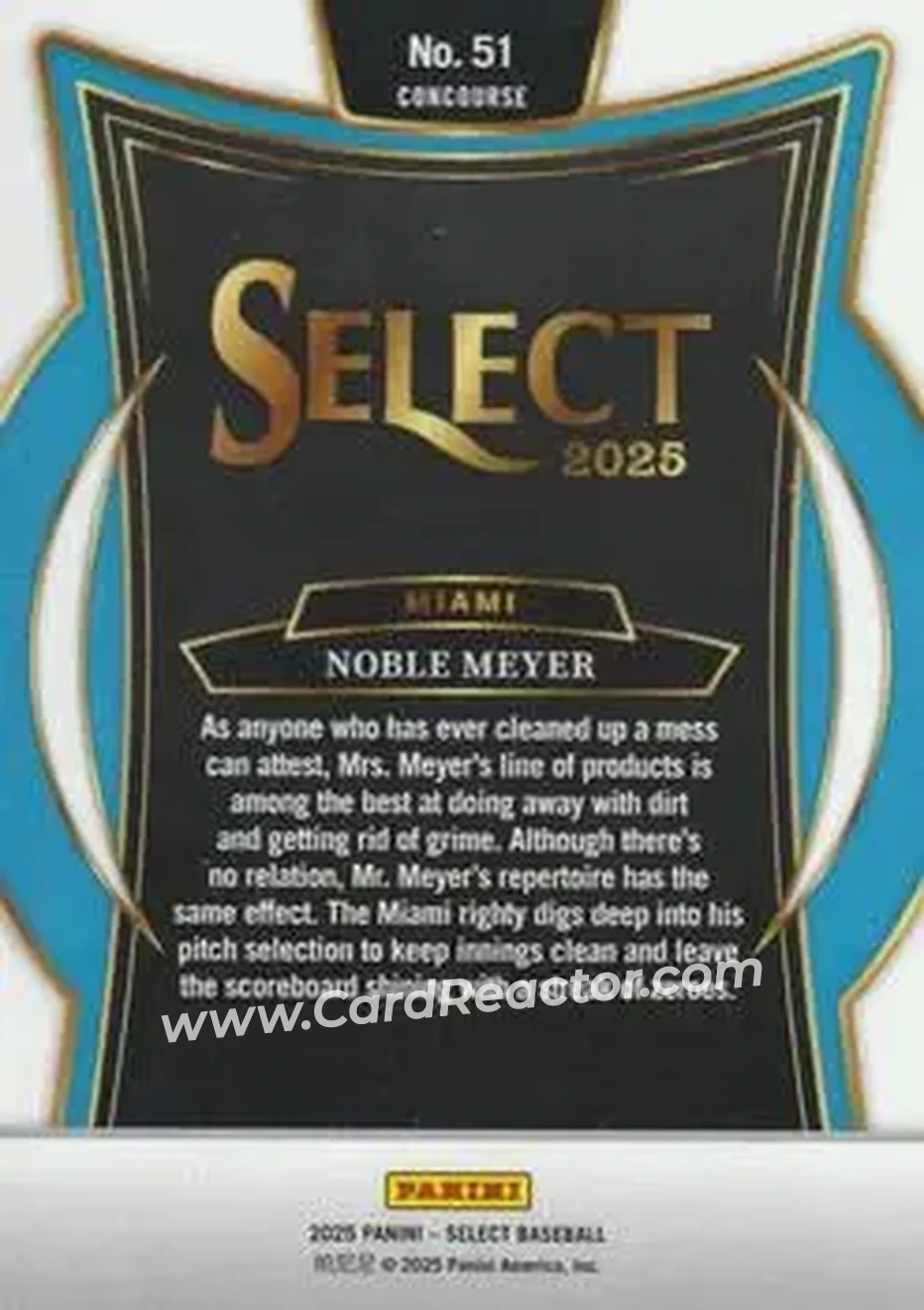 Back of Noble Meyer