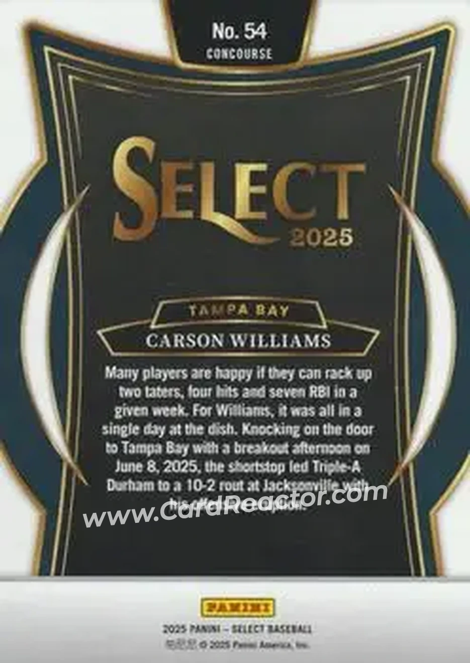 Back of Carson Williams