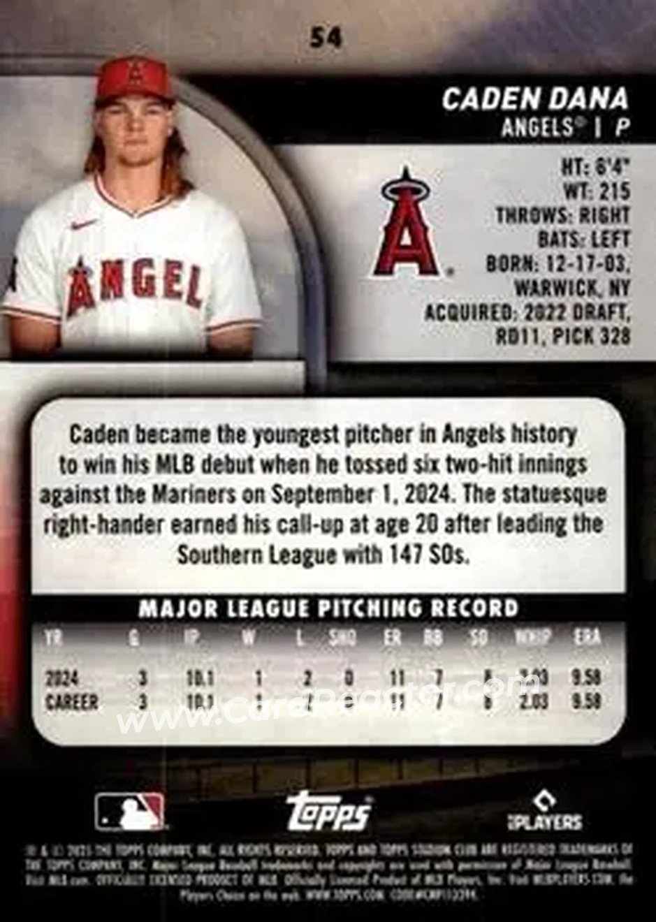 Back of Caden Dana