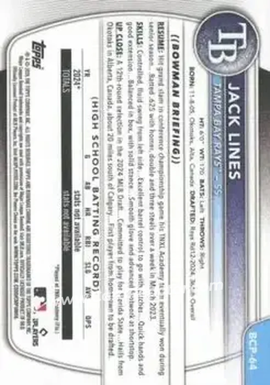 Back of Jack Lines