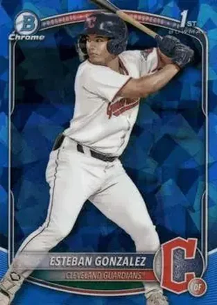 2025 Bowman Sapphire Edition #BCP-70 Esteban Gonzalez
