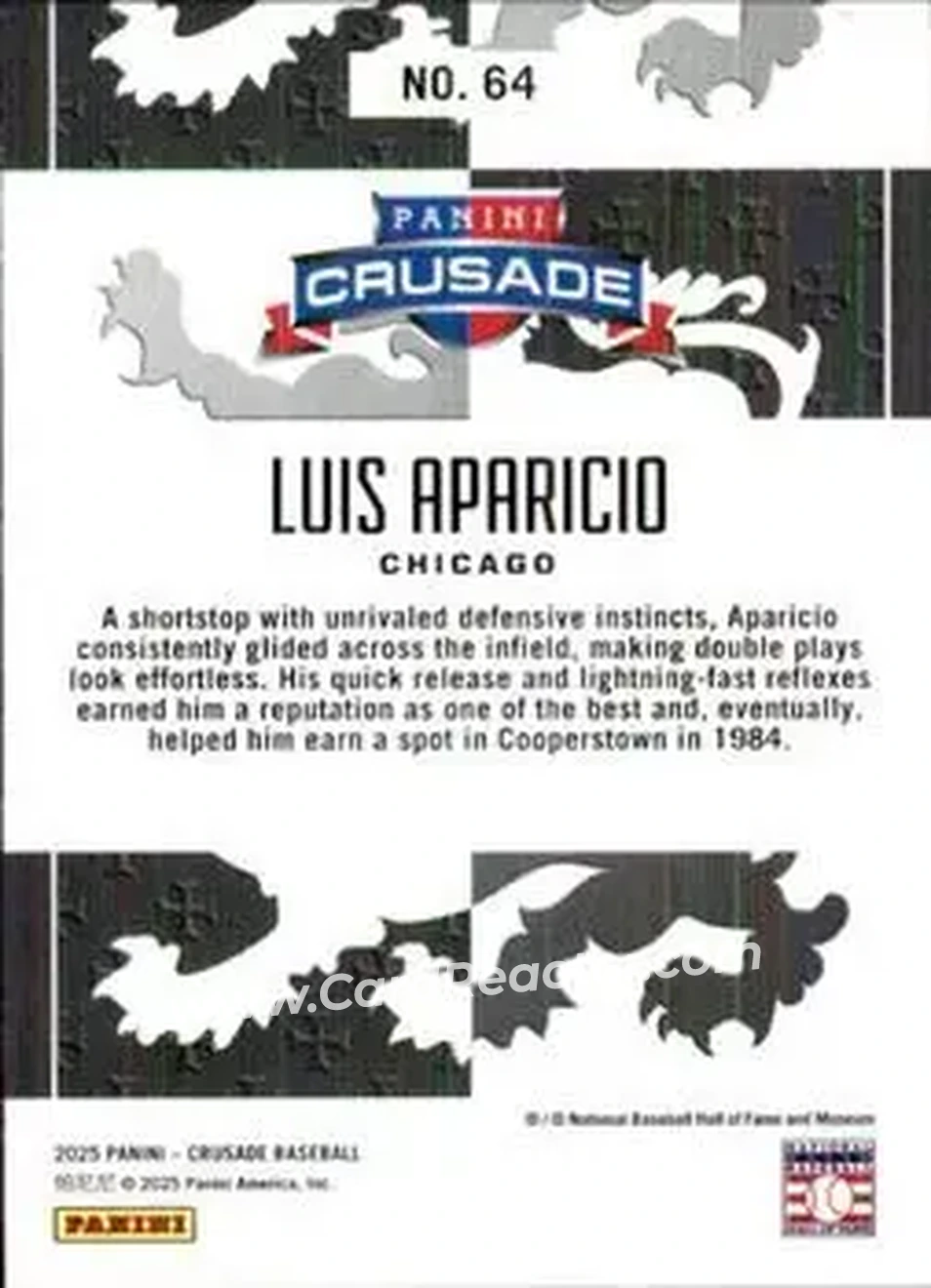 Back of Luis Aparicio