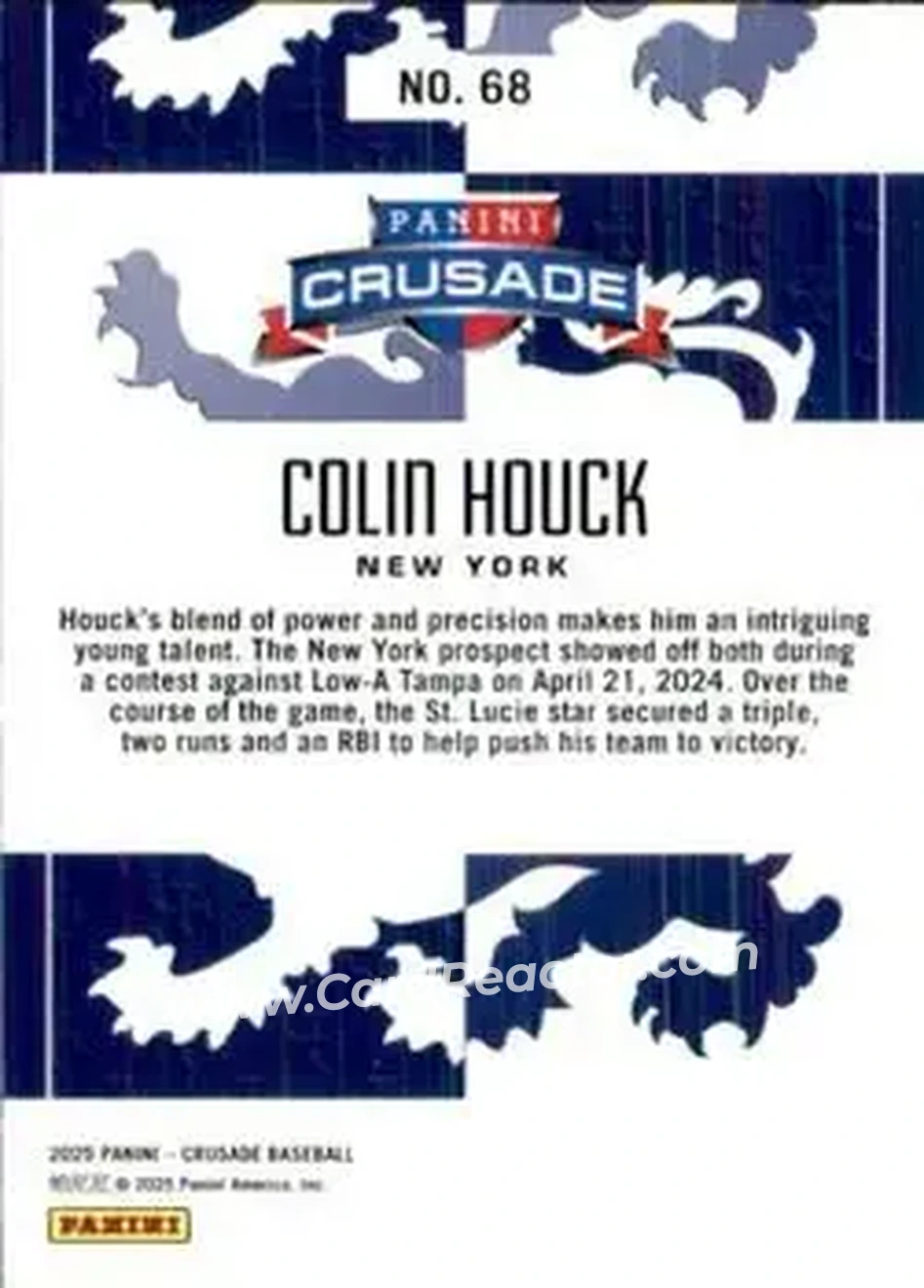 Back of Colin Houck