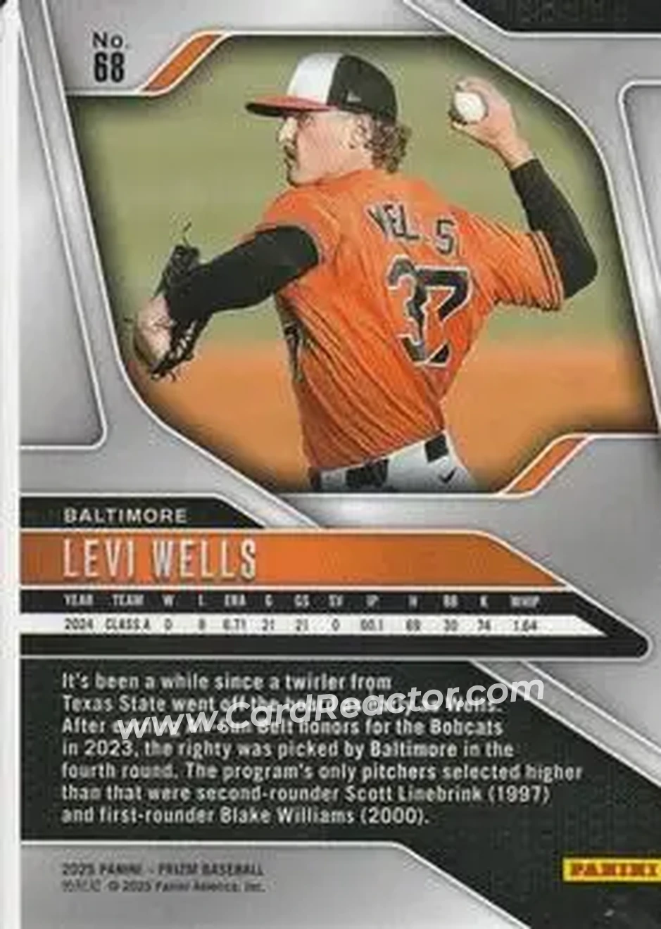 Back of Levi Wells
