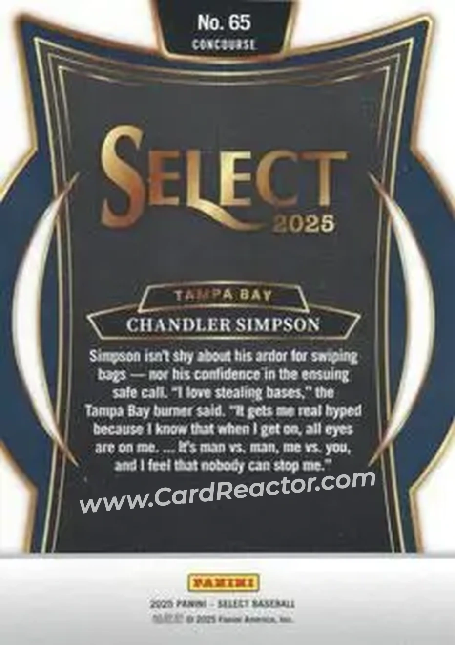 Back of Chandler Simpson