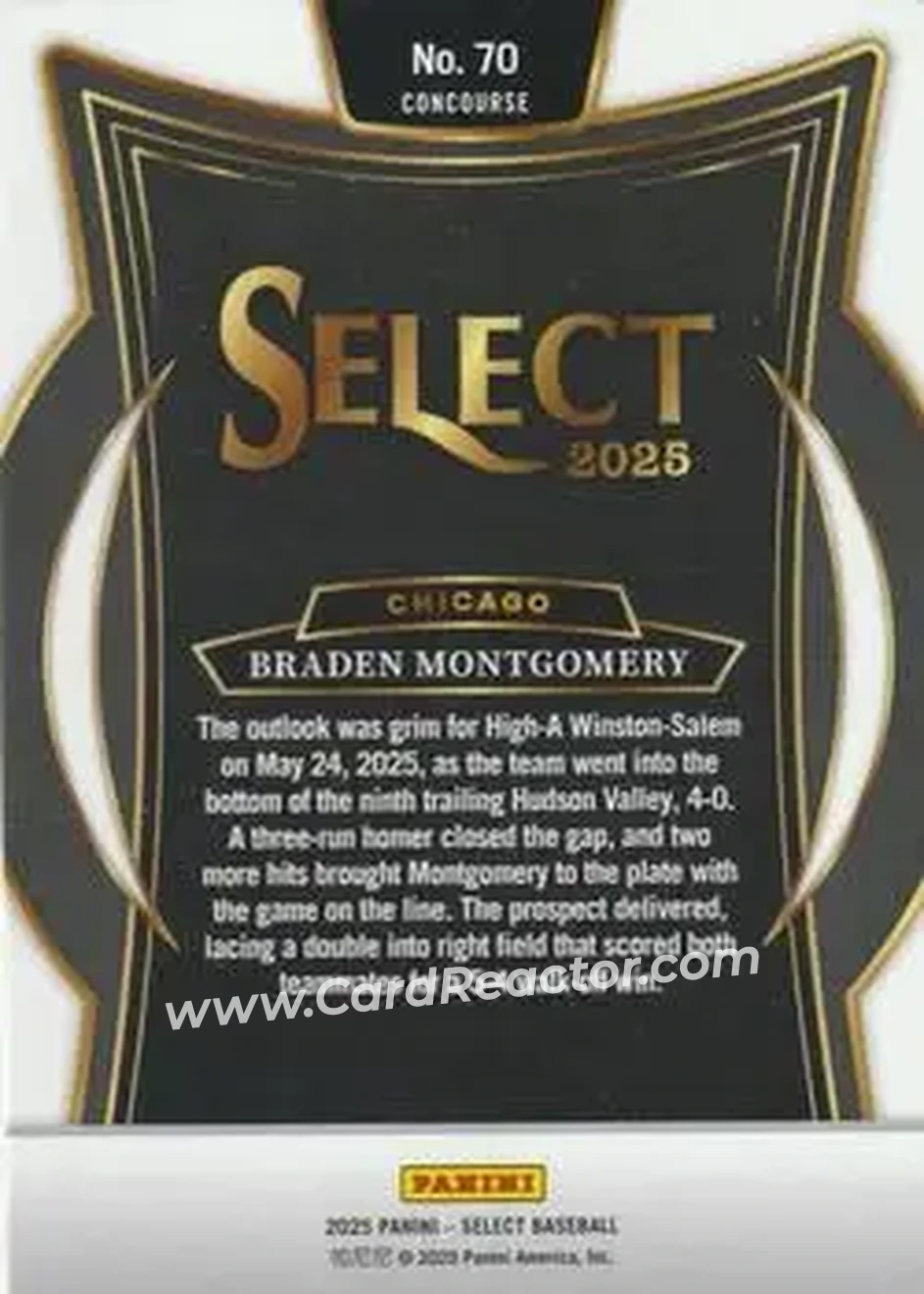 Back of Braden Montgomery