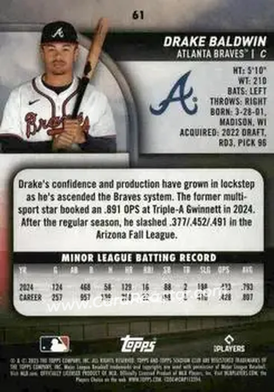 Back of Drake Baldwin