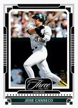 2025 Panini Three and Two #89 Jose Canseco